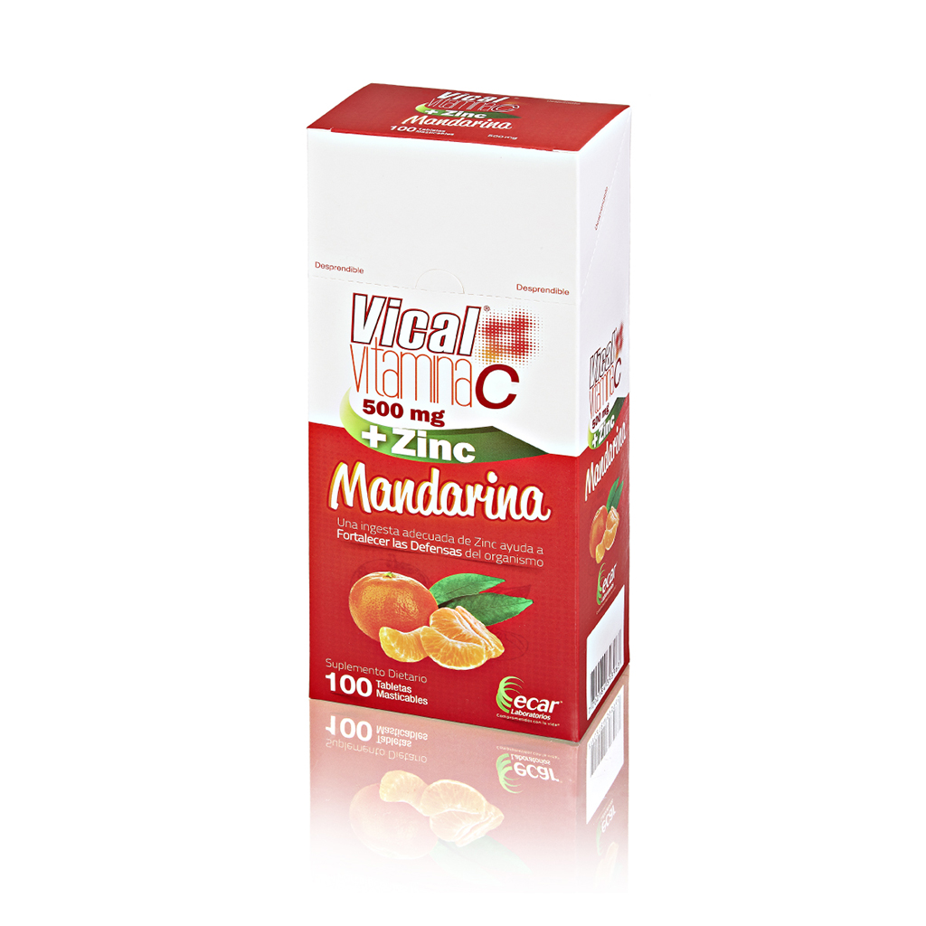 VITAMINA C ZINC MAND TAB X 100  ECAR