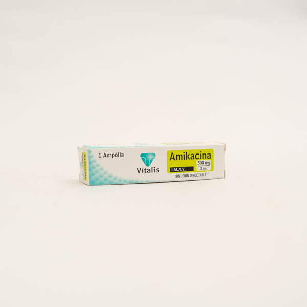 AMIKACINA AMP 500MG X 1  VITALIS