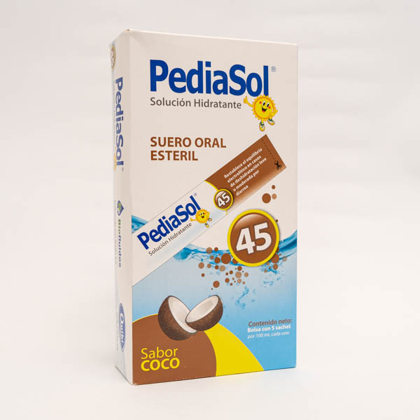 PEDIASOL 45 SACHET COCO X 5  QUIBI