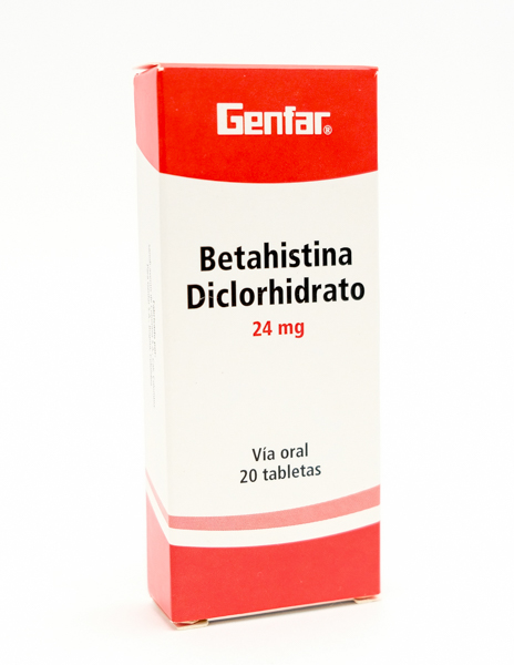 BETAHISTINA TAB 24MG X 20  GF