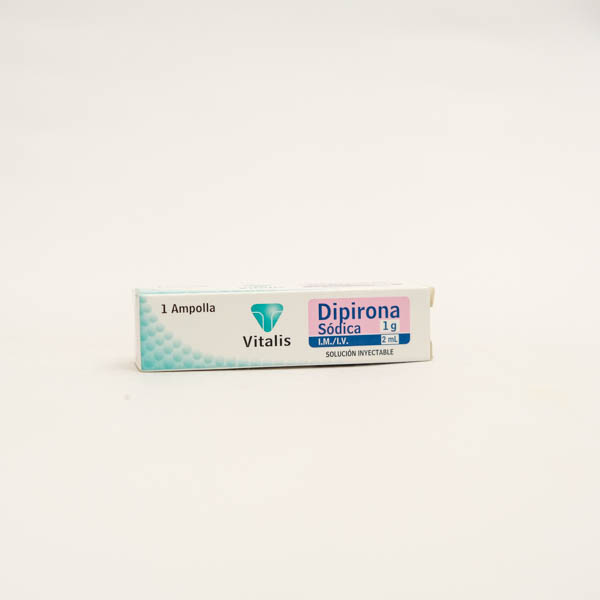 DIPIRONA AMP 1GR 2ML X 1 VITALIS