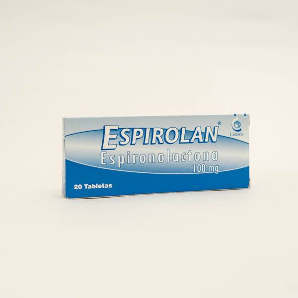 ESPIRONOLACTONA TAB 100MG X 20 ESPIROLAN LABINCO