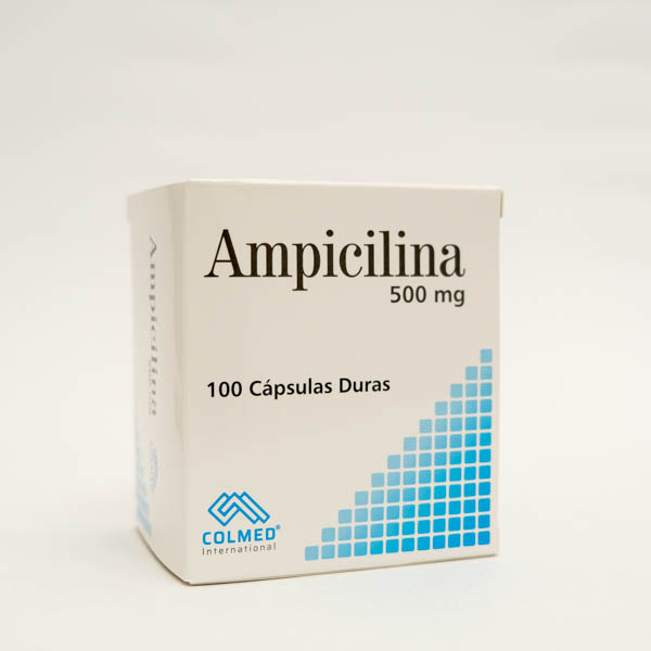 AMPICILINA CAP 500MG X 100 COLMED