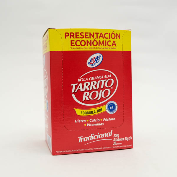 TARRITO ROJO SOB 25G X 8 JGB