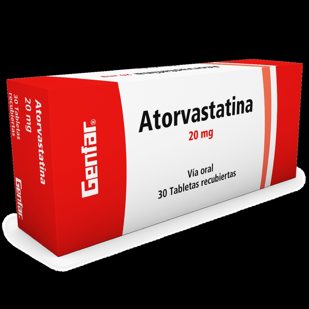 ATORVASTATINA TAB 20MG X 30 GF