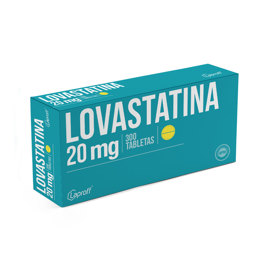 LOVASTATINA TAB 20MG X 300  LAPROFF