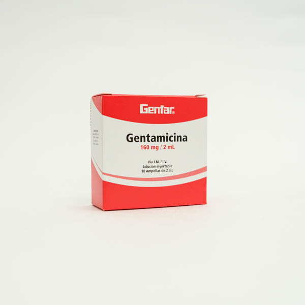 GENTAMICINA AMP 160MG X 10 GF