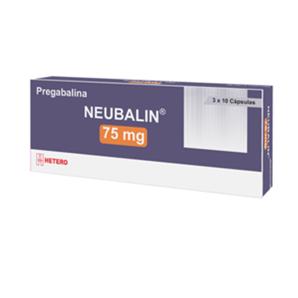 PREGABALINA CAP 75MG X 30 NEUBALIN  SEVEN PHARMA