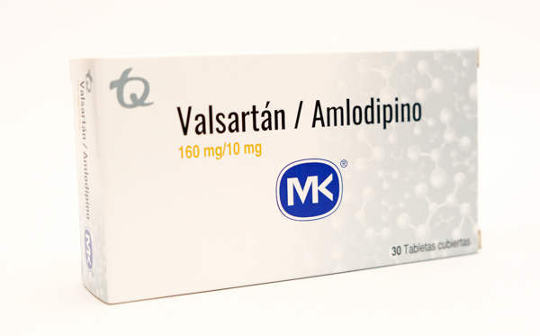 VALSARTAN AMLODIPINO TAB 160 X 30 MK