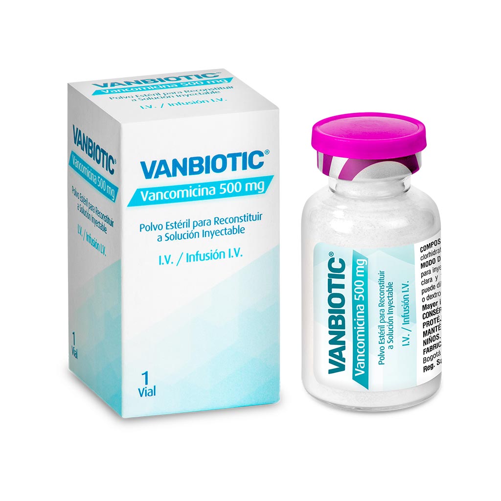 VANCOMICINA AMP 500MG X 1 VITALIS