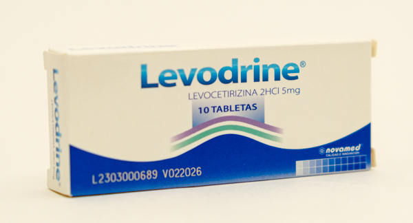 LEVOCETIRIZINA TAB 5MG X 10 LEVODRINE NOVAMED