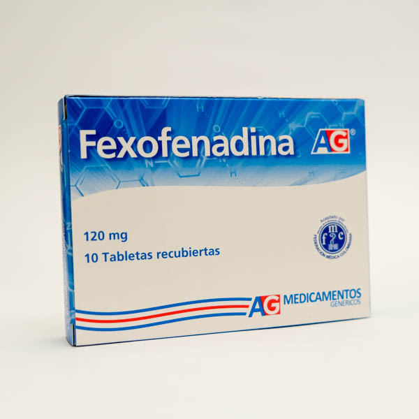 FEXOFENADINA TAB 120MG X 10 AG