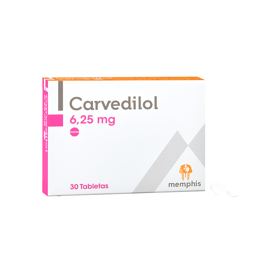 CARVEDILOL TAB 6 25MG X 30 MEMPHIS