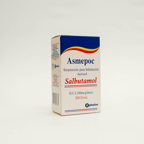 SALBUTAMOL INH 100MGC ASMEPOC OPHALAC