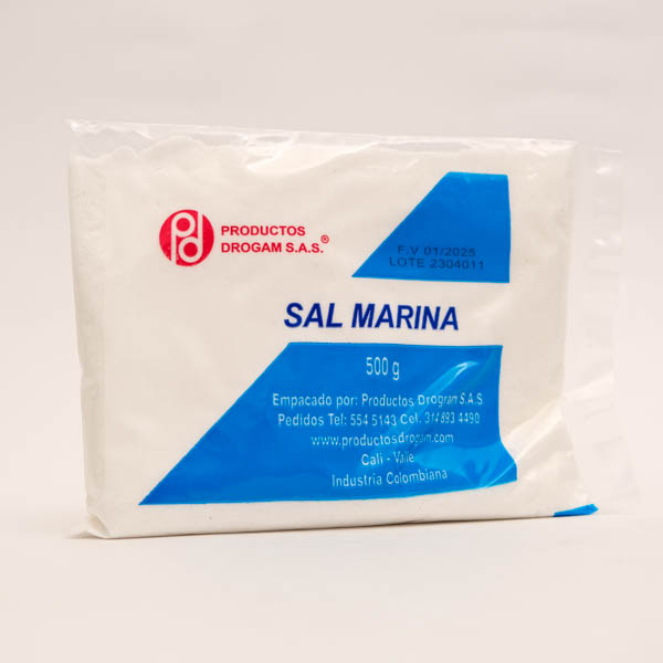 SAL MARINA BOLSA X 500GR DROGAM