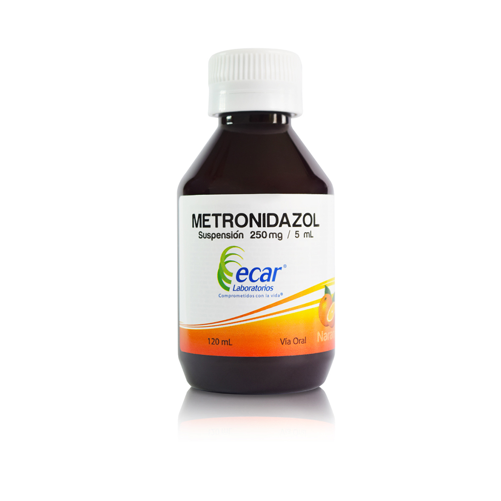 METRONIDAZOL SUS 250MG X 120ML ECAR