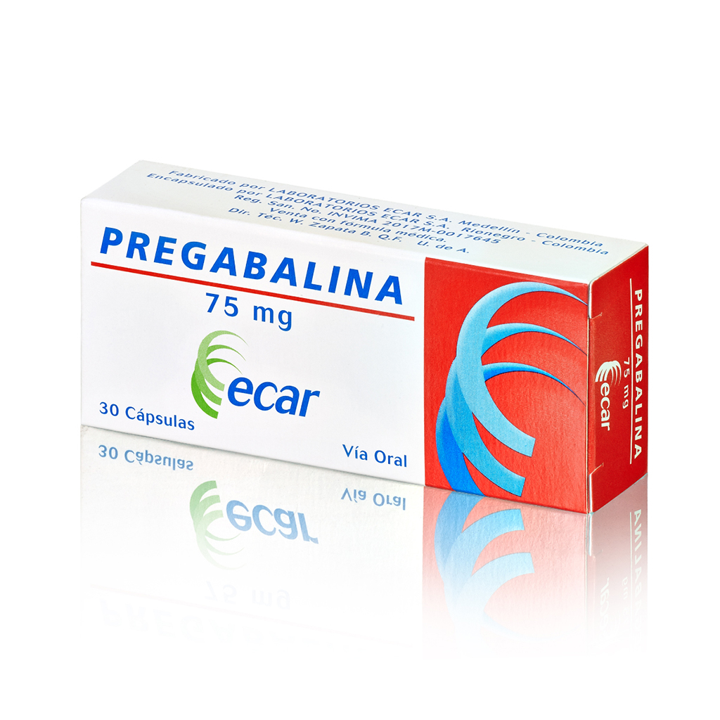 PREGABALINA CAP 75MG X 30 ECAR