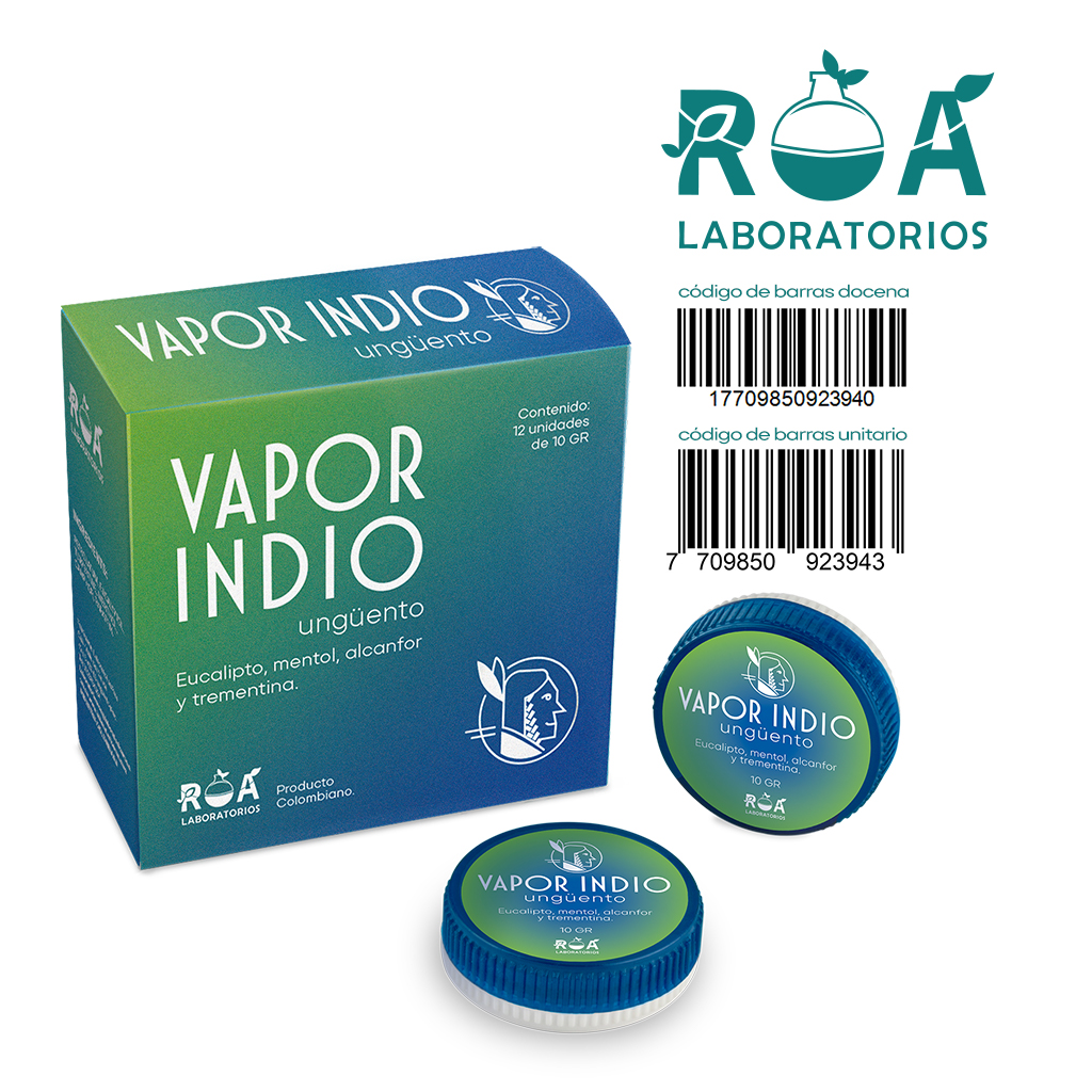 VAPORINDIO 10GR X 12 LATAS  ROA