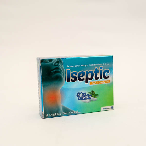 ISEPTIC MENTA TAB X 12 PC