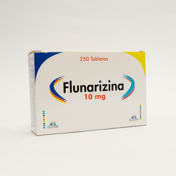 FLUNARIZINA TAB 10MG X 250 ANGLO