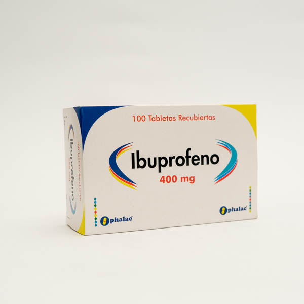 IBUPROFENO TAB 400MG X 100 ANGLOPHARMA