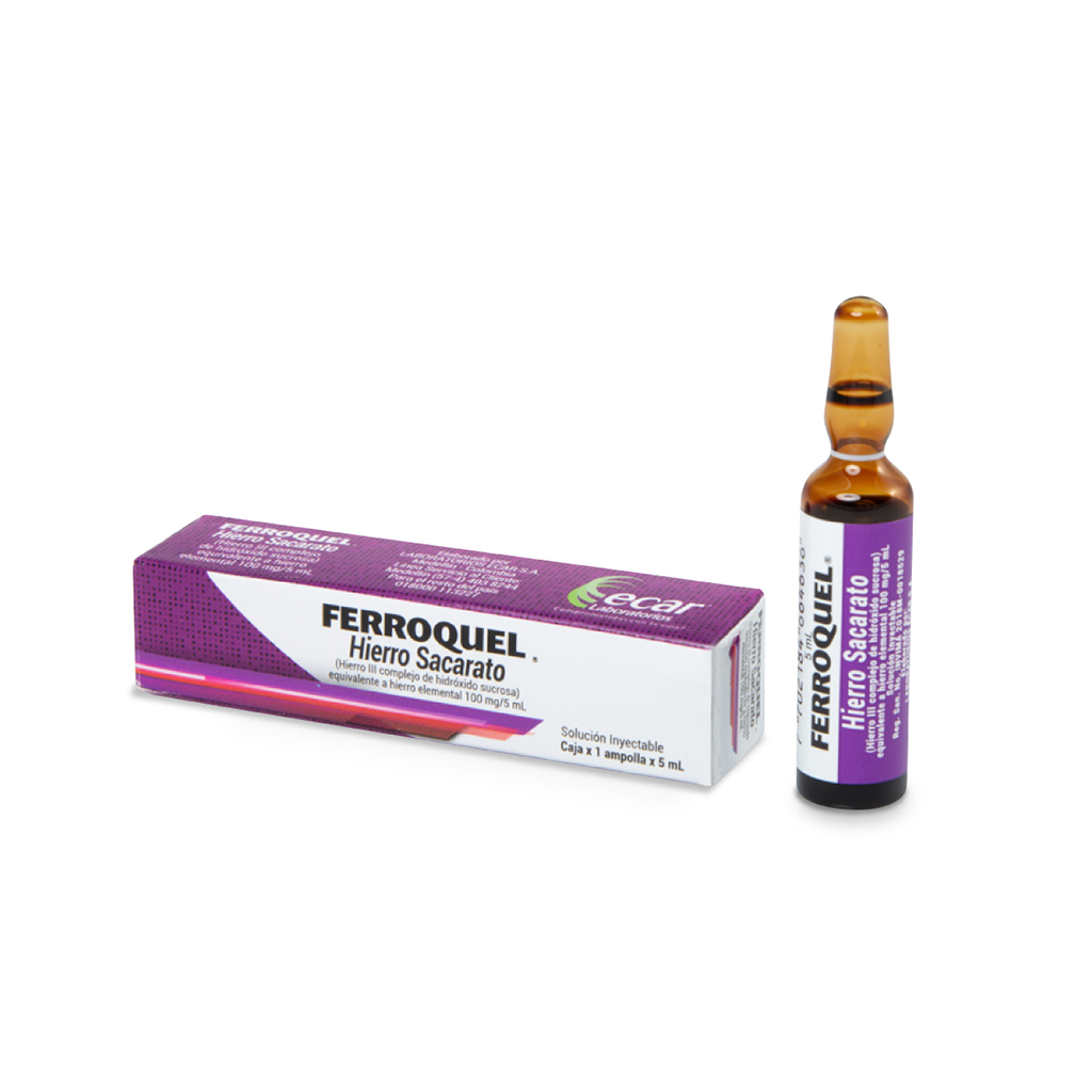 FERROQUEL AMP 100mg X 1 ECAR