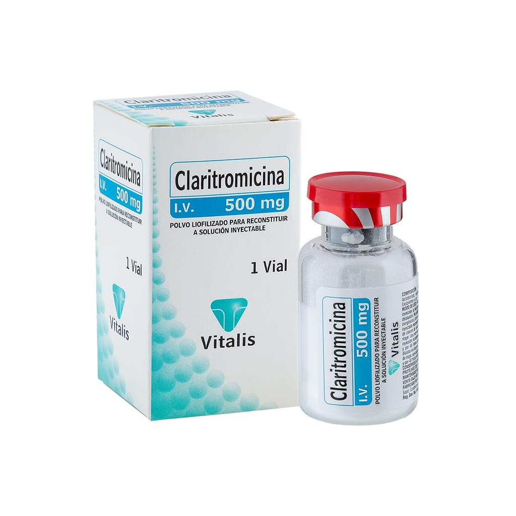 CLARITROMICINA AMP 500MG X 1VITALIS