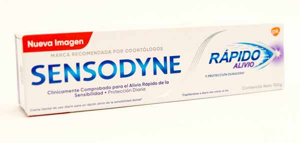 SENSODYNE RAP ALIVIO BLANQ X 100GR GLAXO