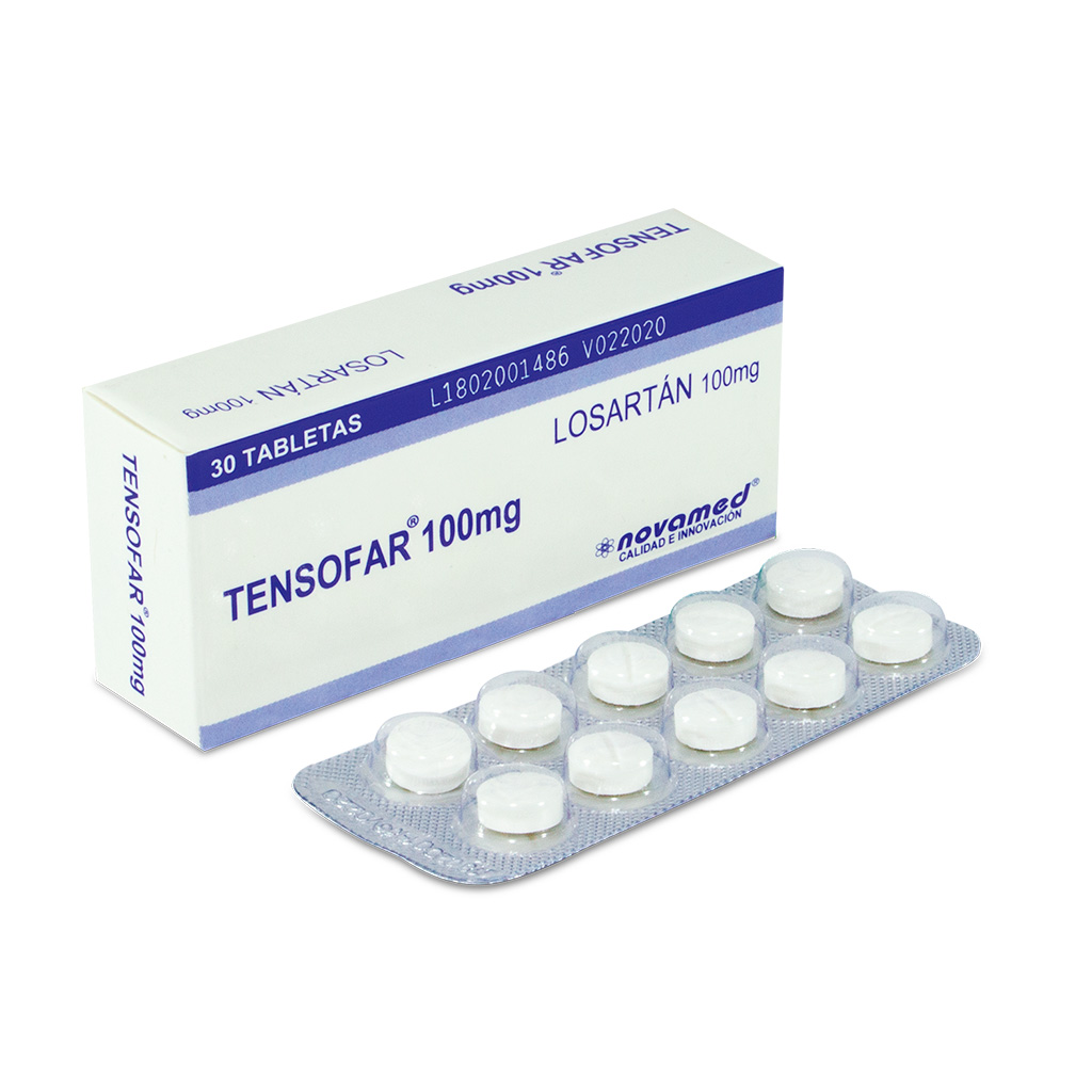 LOSARTAN TAB 100MG X 30 TENSOFAR 1MAS2 NOVAMED