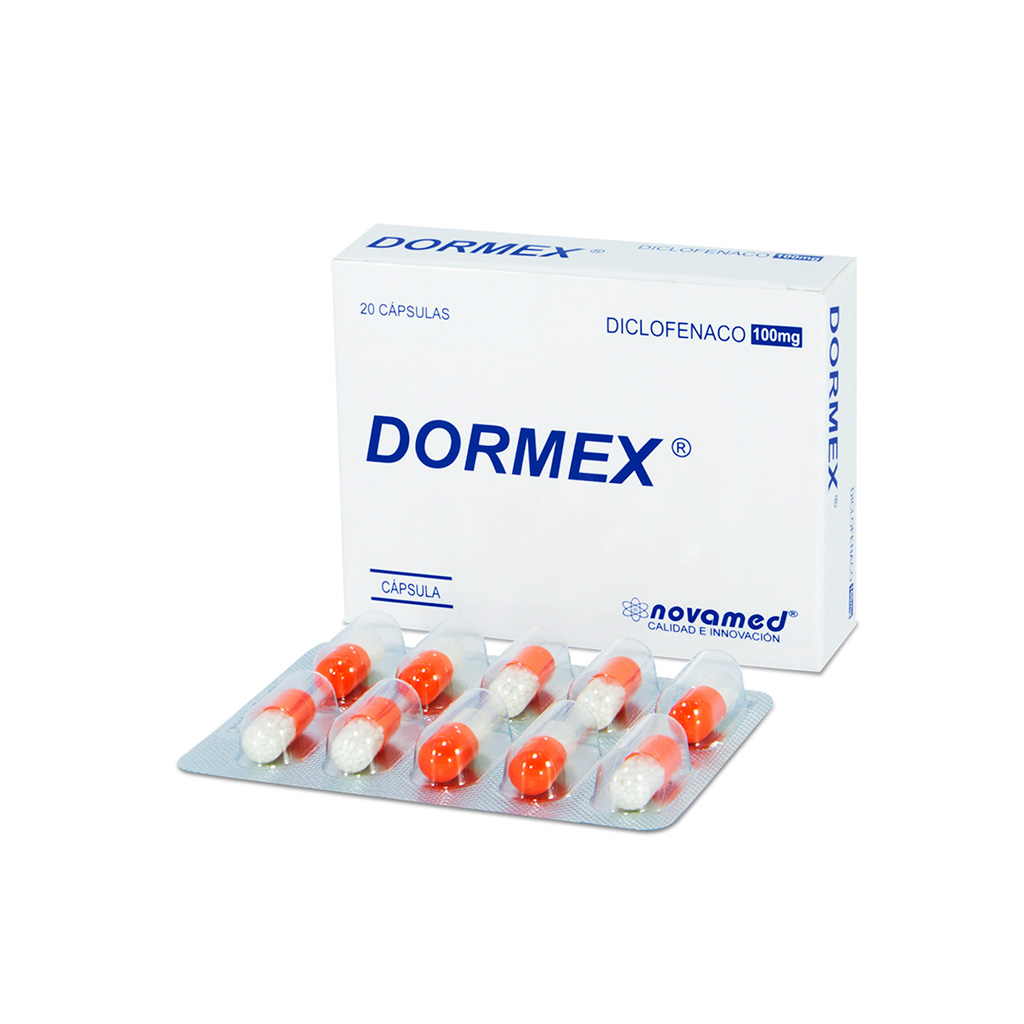 DICLOFENACO CAP 100MG X 20 DORMEX NOVAMED