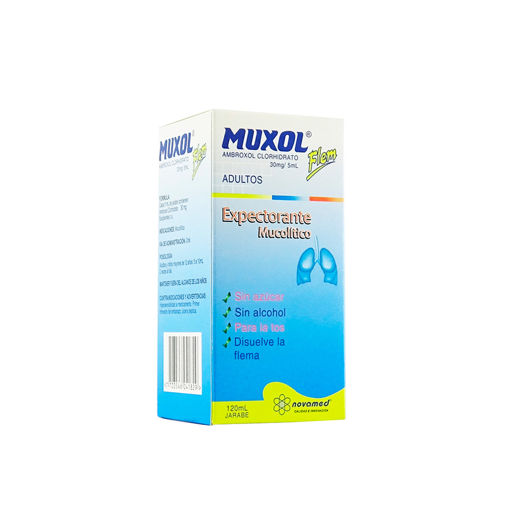 MUXOL FLEM JBE ADULTOS X 120ML NOVAMED