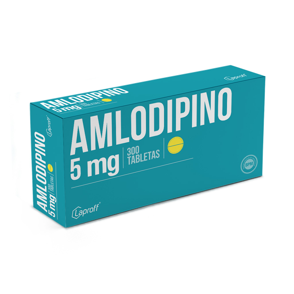 AMLODIPINO TAB 5MG X 300 LAPROFF