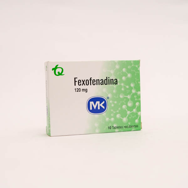 FEXOFENADINA TAB 120MG X 10 MK