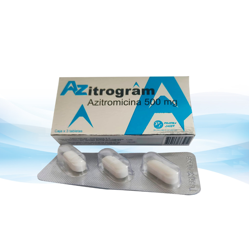 AZITROMICINA TAB 500MG X 3 AZITOGRAM