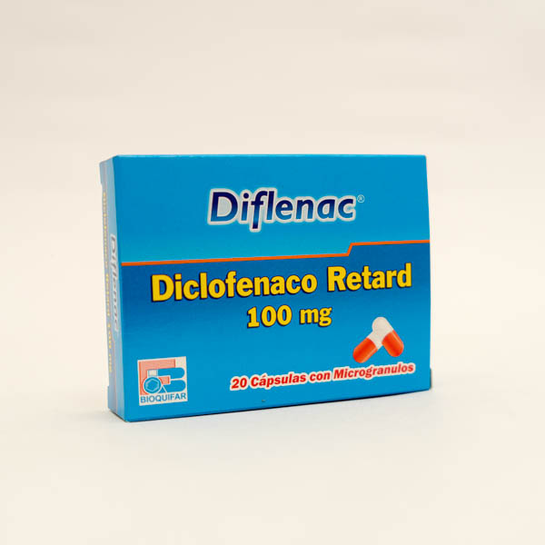 DIFLENAC CAP 100MG X 20 BIOQUIFAR