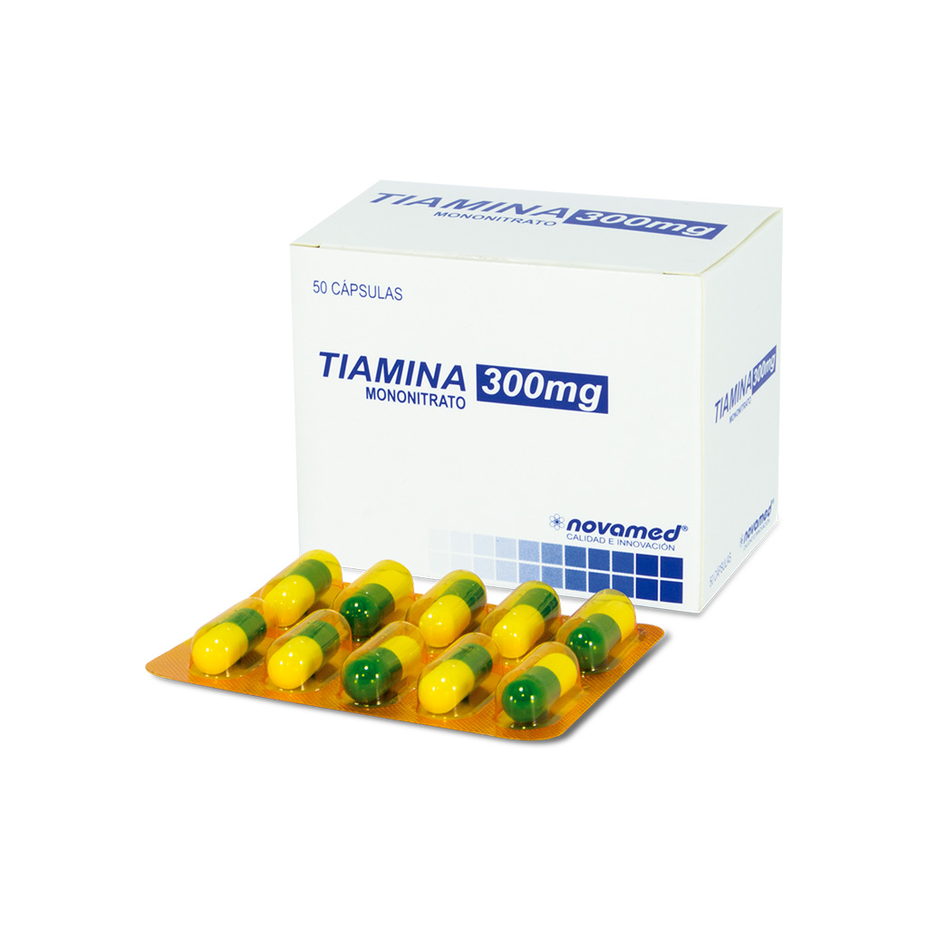 TIAMINA CAP 300MG X 50 NOVAMED