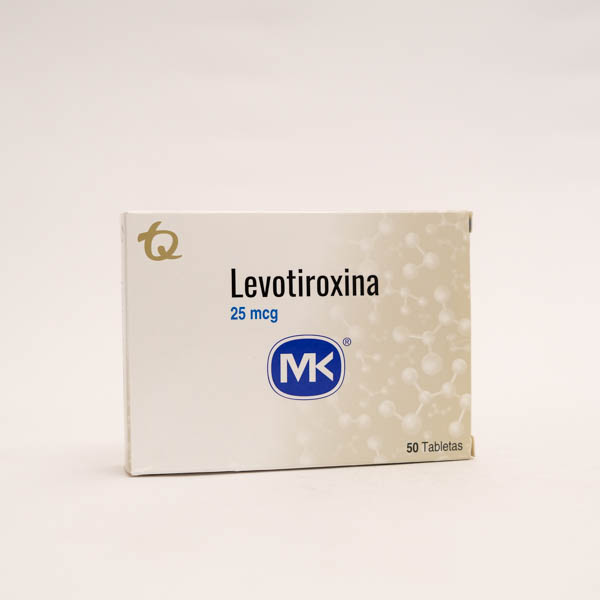 LEVOTIROXINA TAB 25MG X 50 MK