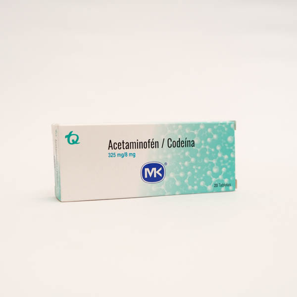 ACETAMI CODEINA TAB 325 8MG X 20 MK