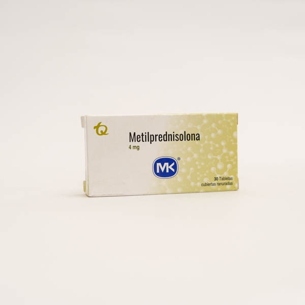 METILPREDNISOLONA TAB 4MG X 30 MK