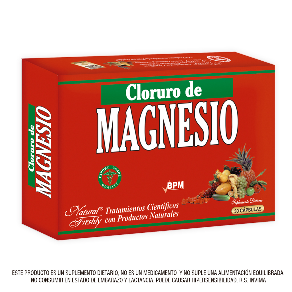 CLORURO DE MAGNESIO CAJ X 30 CAP NATURAL F