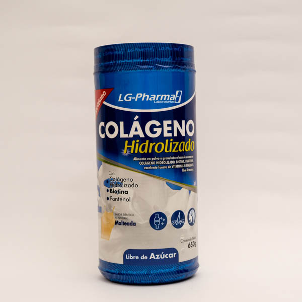 COLAGENO H BIOTINA PANTENOL MALTEADA X 650G LG PHARMA