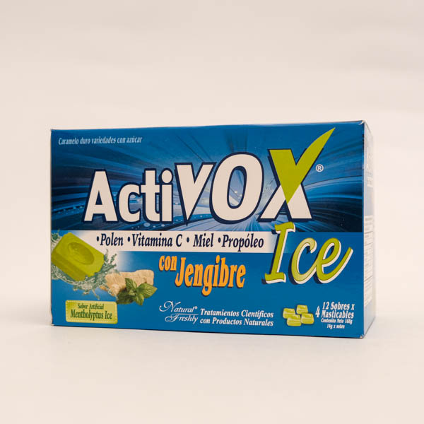 ACTIVOX ICE JENGIBRE X 12 NATURAL F