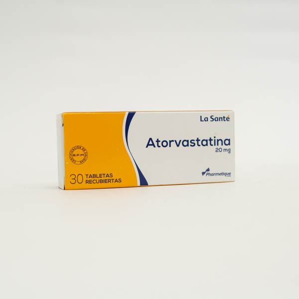 ATORVASTATINA TAB 20MG X 30 LSTE