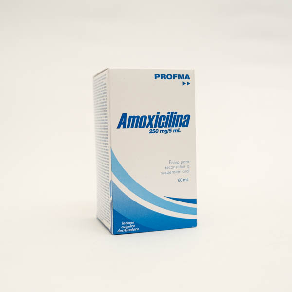 AMOXICILINA SUS 250MG X 60ML PROFMA