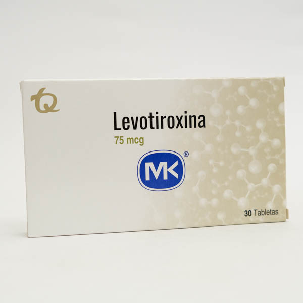 LEVOTIROXINA TAB 75MG X 30 MK