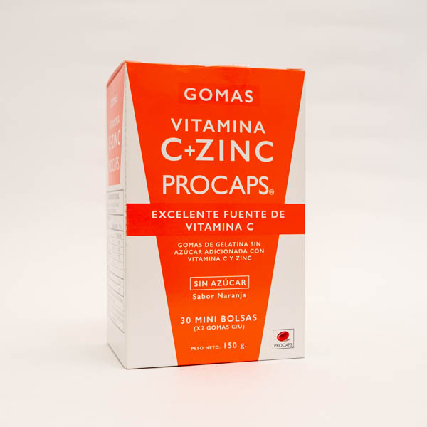 VITAMINA C ZINC GOMAS SHACETS X 30 PROCAPS