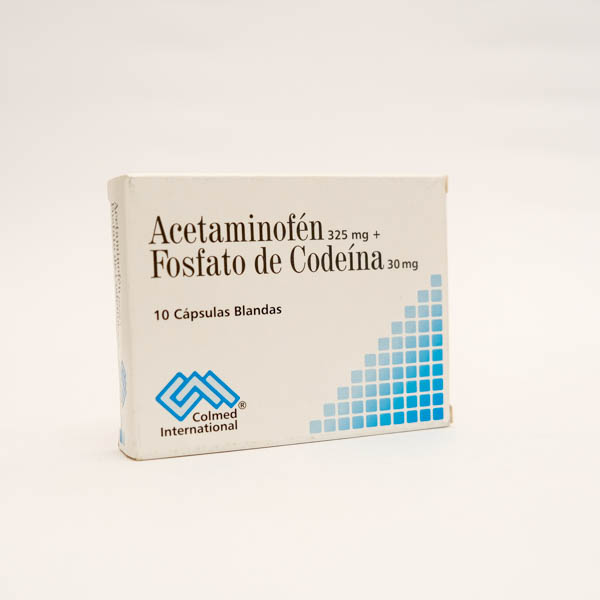 ACETAMI CODEINA TAB 325 30MG X 10 COLMED