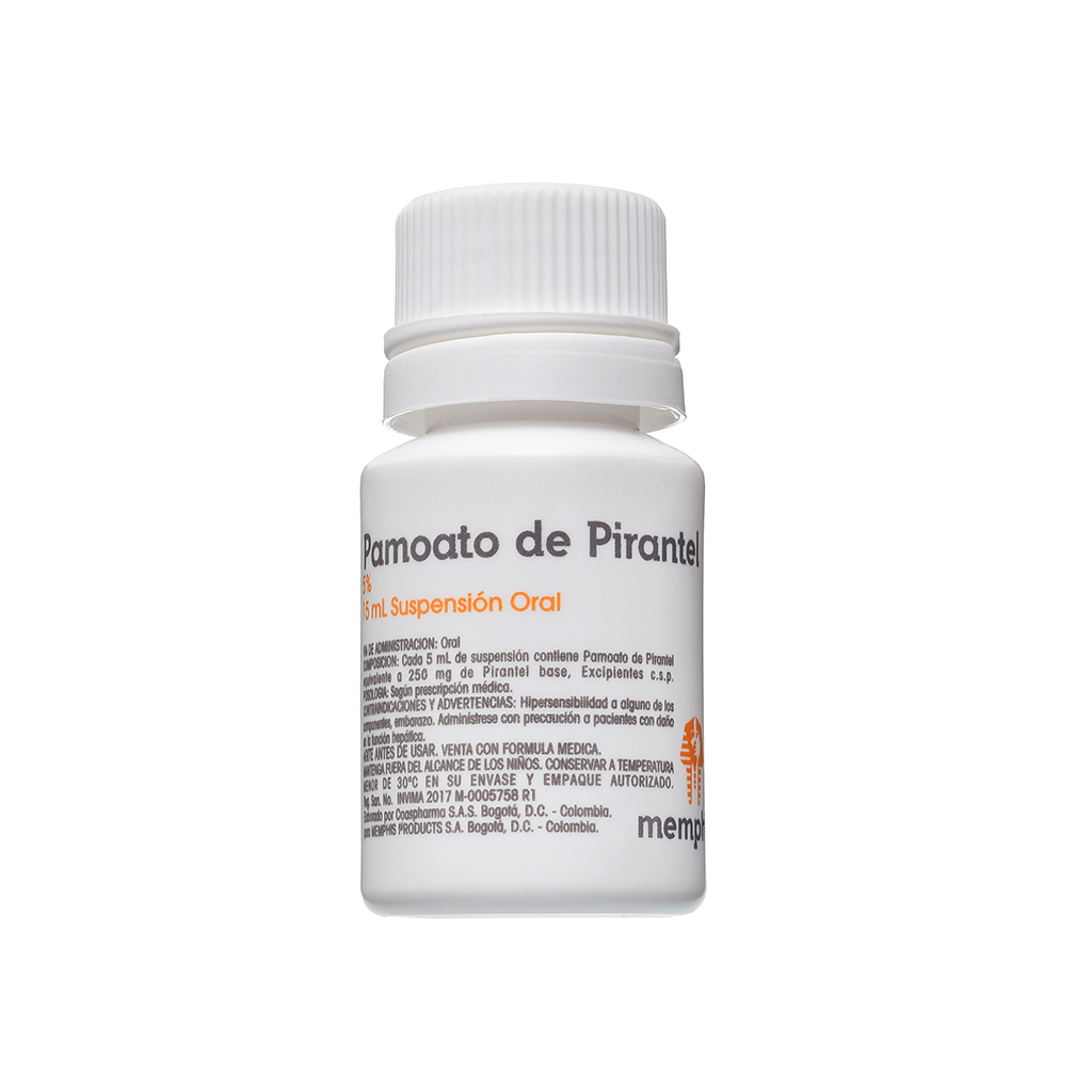 PAMOATO PIRANTEL SUS X 15ML MEMPHIS