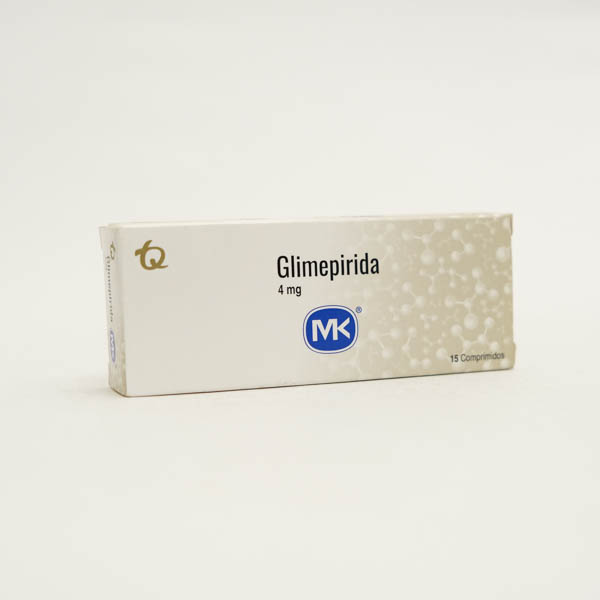 GLIMEPIRIDA TAB 4MG X 15 MK