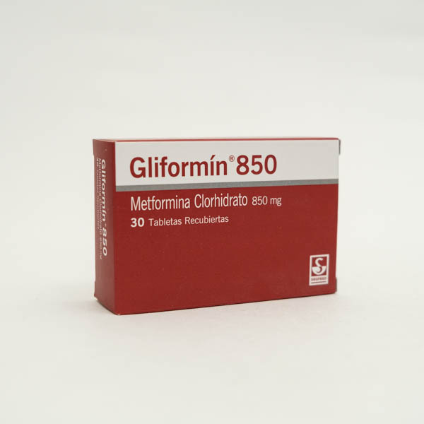 METFORMINA TAB 850MG X 30 GLIFORMIN HUMANCARE